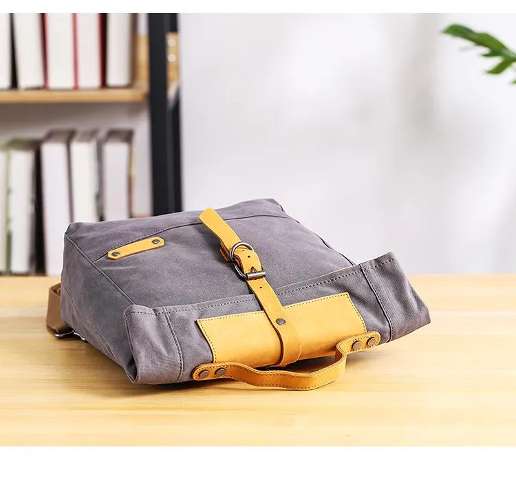 Canvas Mens Womens Small 13'' Side Bag Courier Bag Messenger Bag for Men