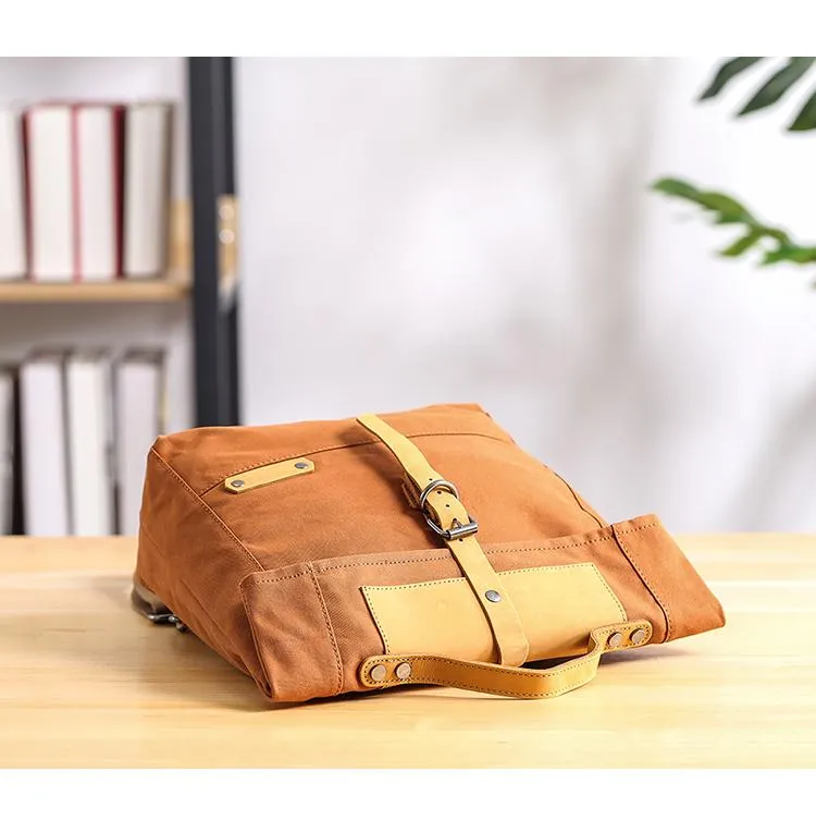Canvas Mens Womens Small 13'' Side Bag Courier Bag Messenger Bag for Men
