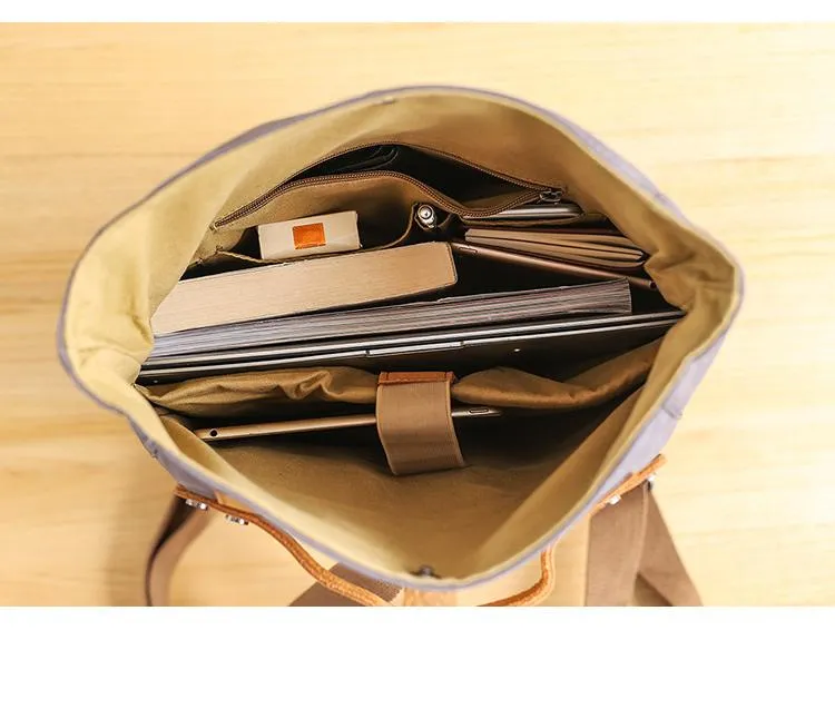 Canvas Mens Womens Small 13'' Side Bag Courier Bag Messenger Bag for Men