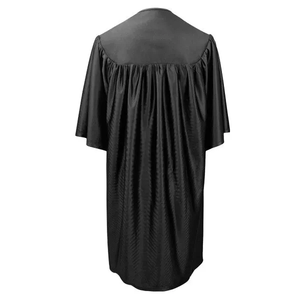 Child Shiny Black Cap & Gown - Preschool & Kindergarten