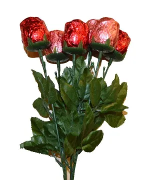 Chocolate Beautiful Foiled Roses