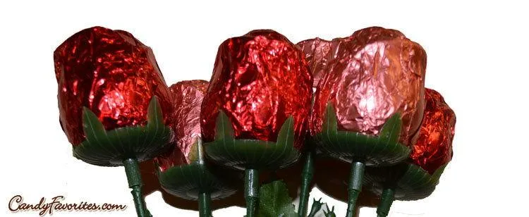 Chocolate Beautiful Foiled Roses