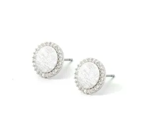 Circle Pave Stud
