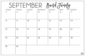 Classic Calendar