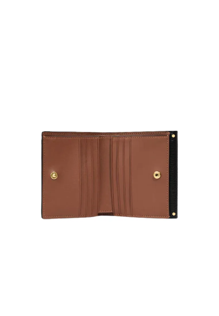 Coach Small Morgan CF471 Wallet In Colorblock Signature Canvas With Rivets