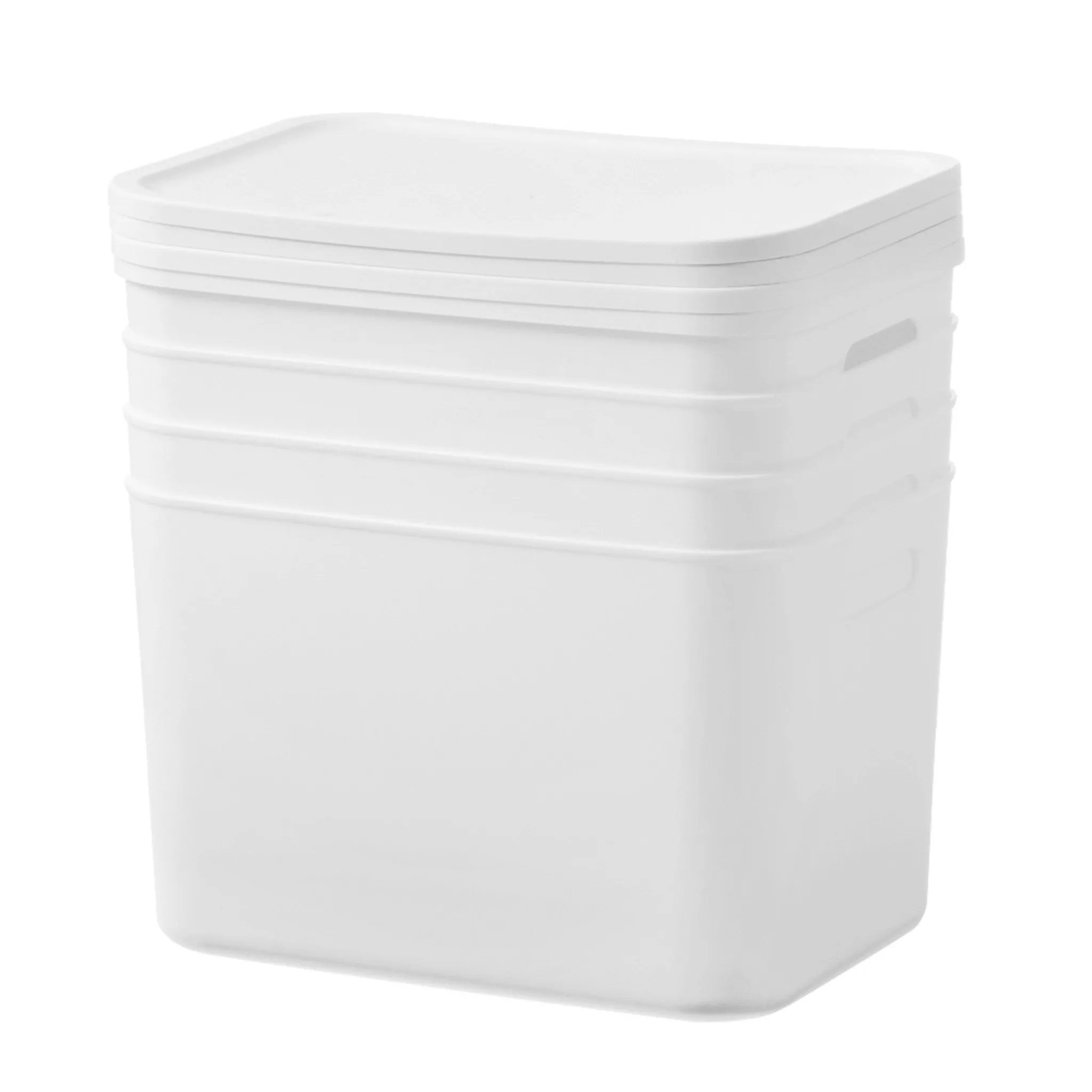Comet Home Simple Living Box Pantry Organizer L, White, Set of 4 - 🏆 #75 - Home Décor - Best of December