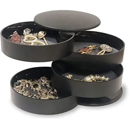 Compact Rotating Jewellery Organizer