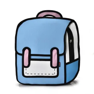 Creative 2D Drawing Backpack Cartoon