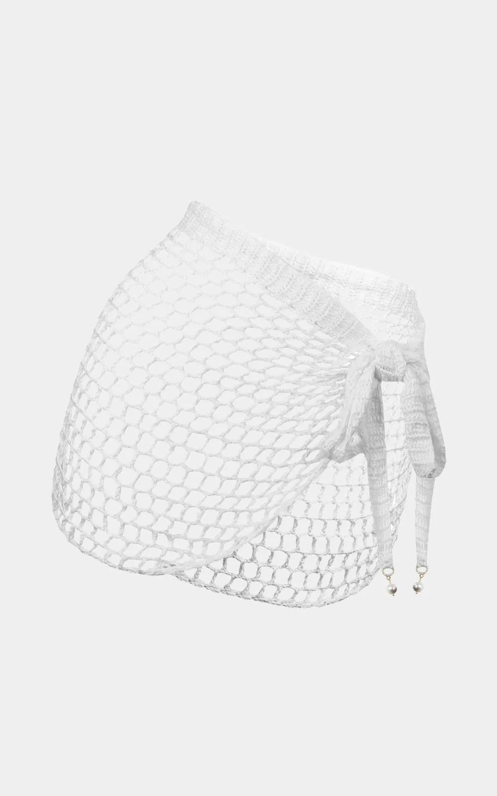 Crochet Sarong White