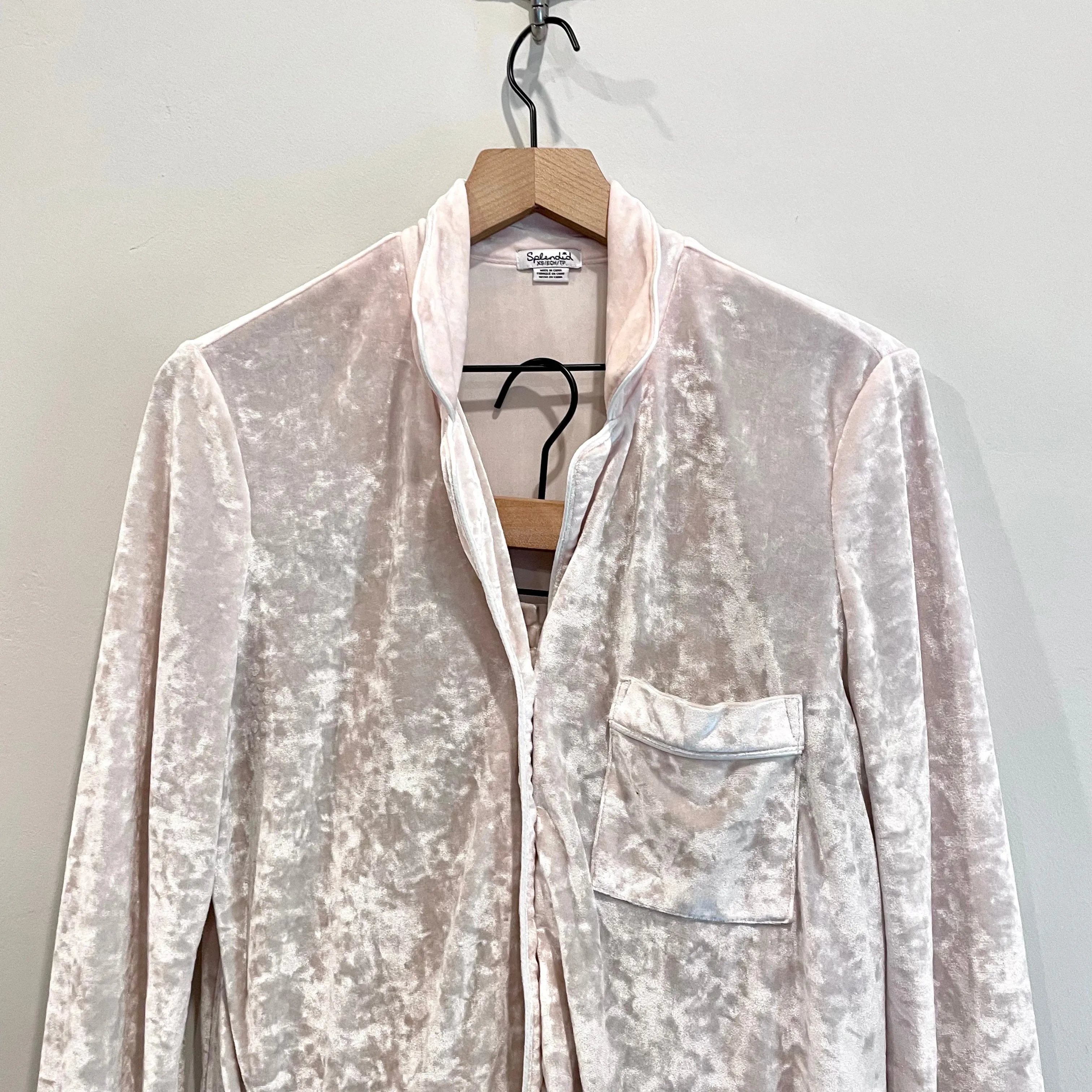 Crushed Velvet Pajama Set