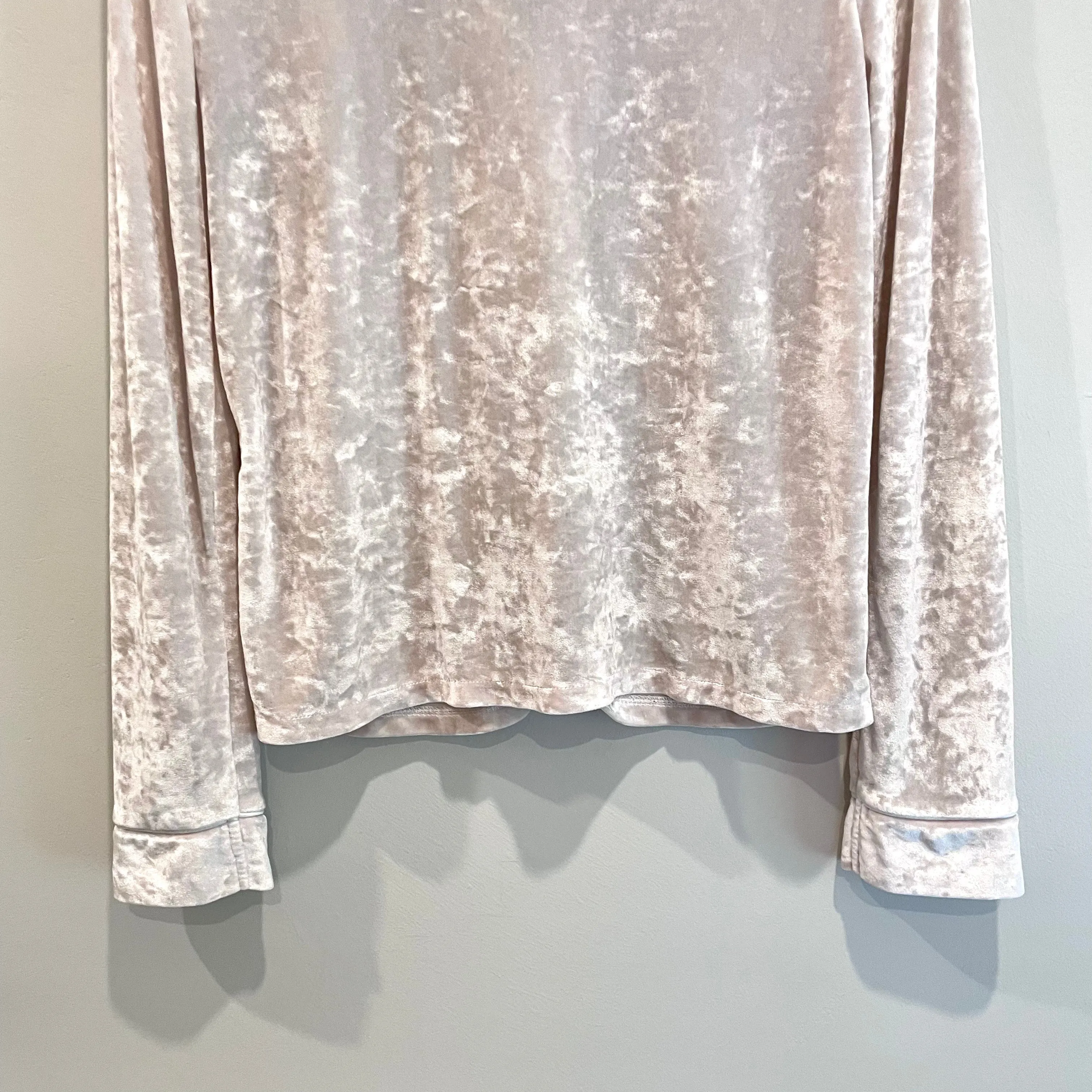 Crushed Velvet Pajama Set