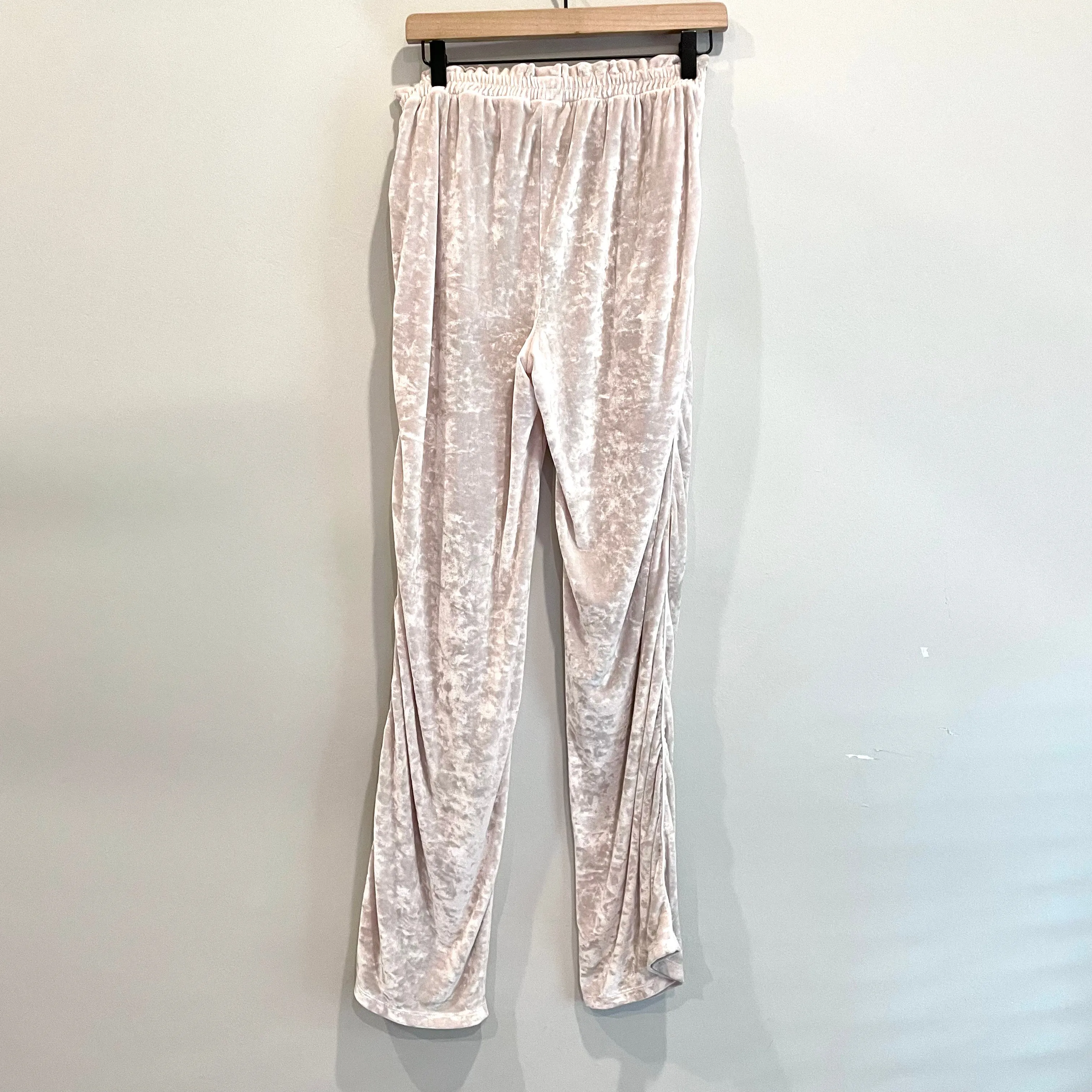 Crushed Velvet Pajama Set