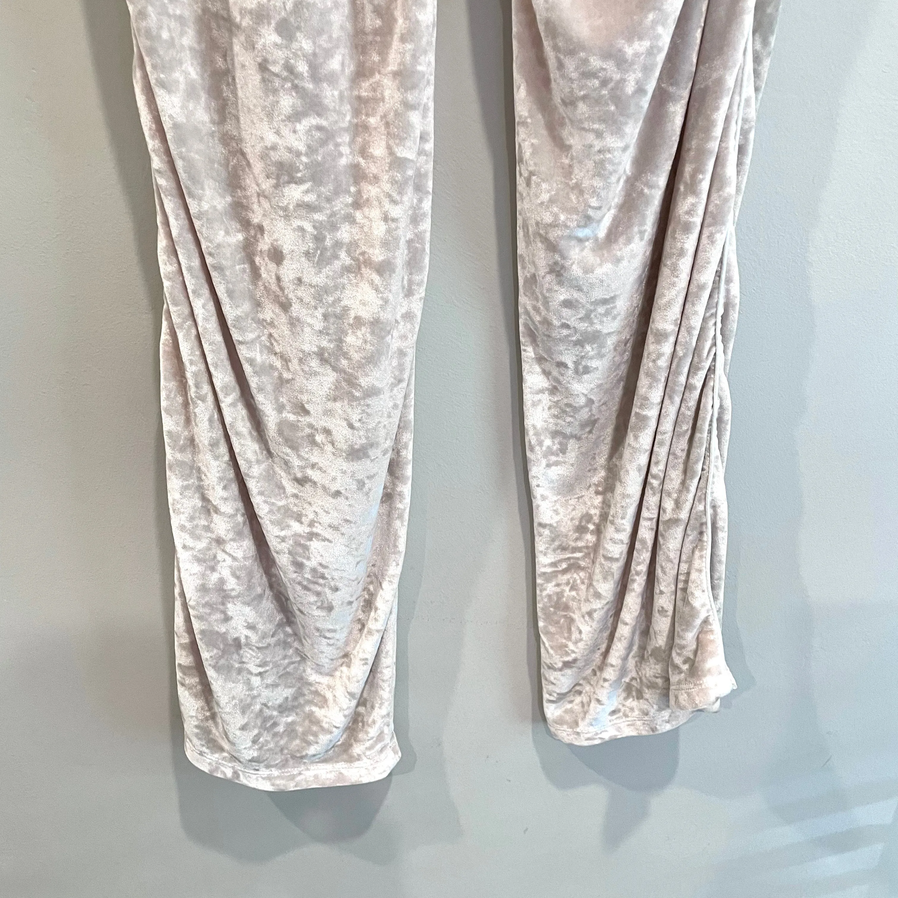 Crushed Velvet Pajama Set