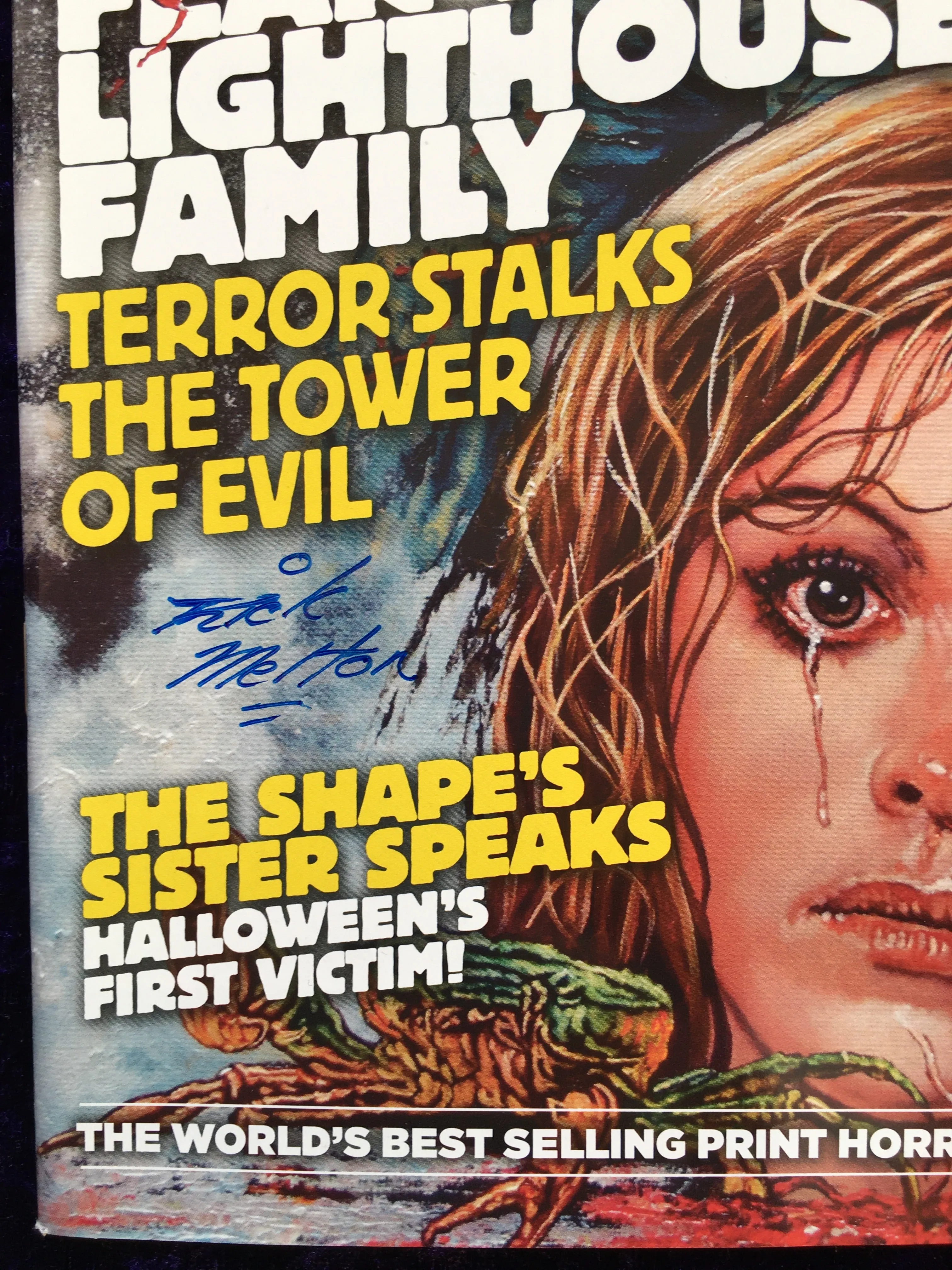 Darkside Magazine Back Issue 248 Signed by Cover Artist Rick Melton