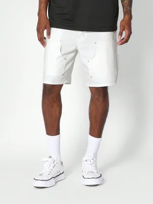 Denim Short With Carpenter Details