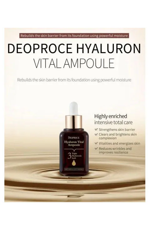 [DEOPROCE] Hyaluron Vital Ampoule (50Ml / 1.7fl.oz)