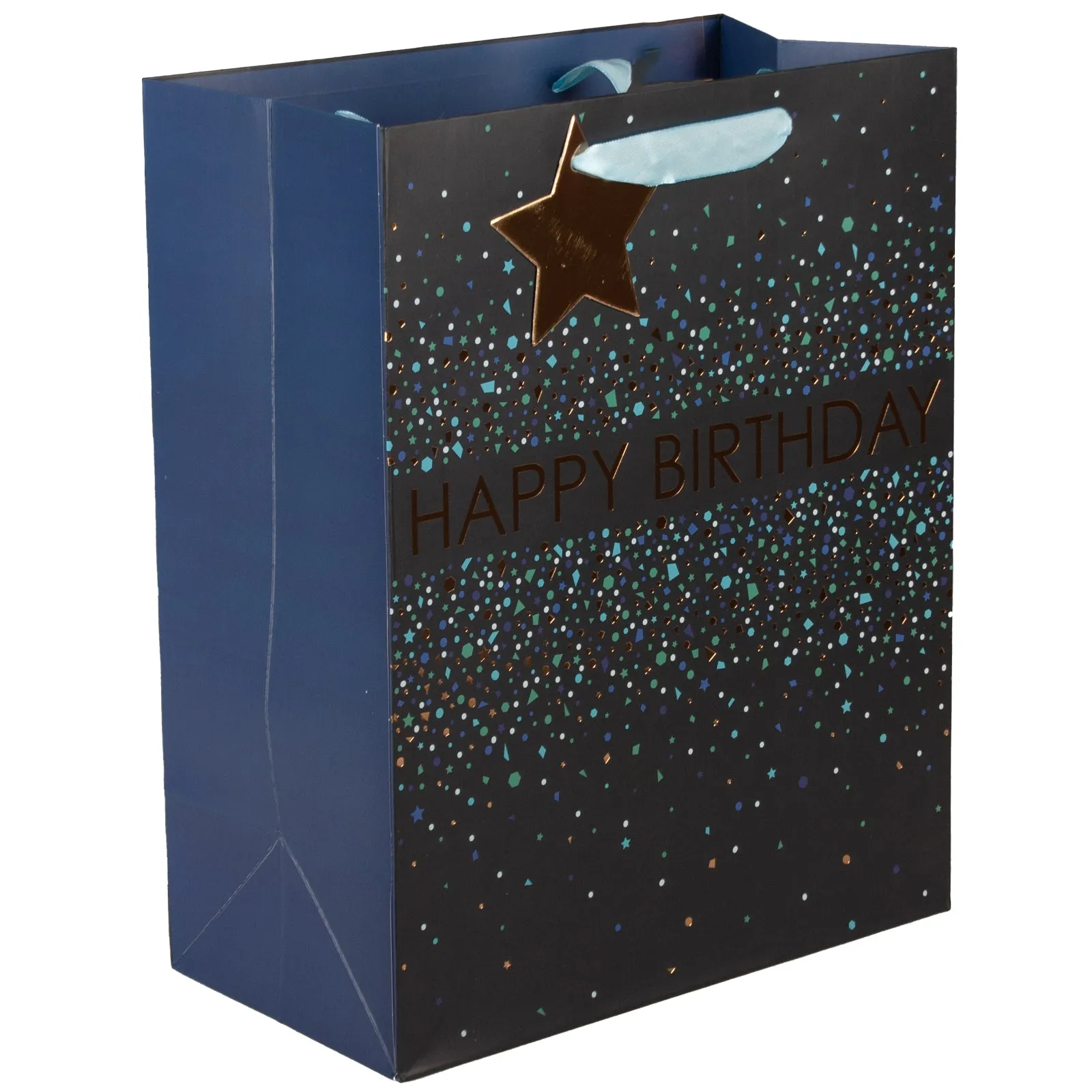 Design By Violet Blue Confetti Large Birthday Gift Bag