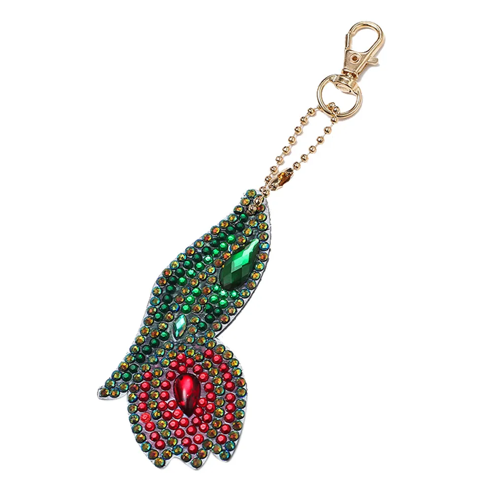 DIY Diamond Painting Keychain Pendant Full Special Shaped Drill Key Rings