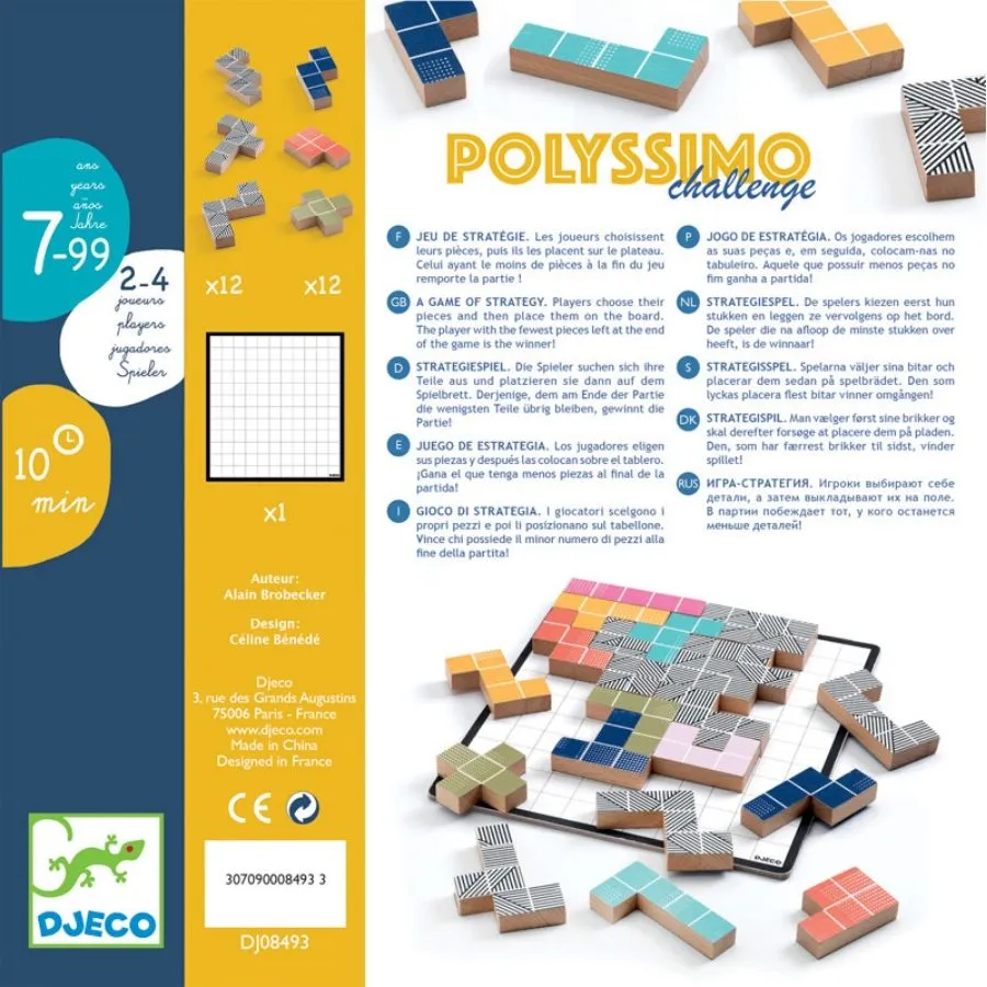 Djeco - Polyssimo Challenge Strategy Game