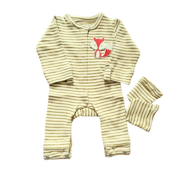 Expandable Unisex Baby Clothes For Boys & Girls Fox