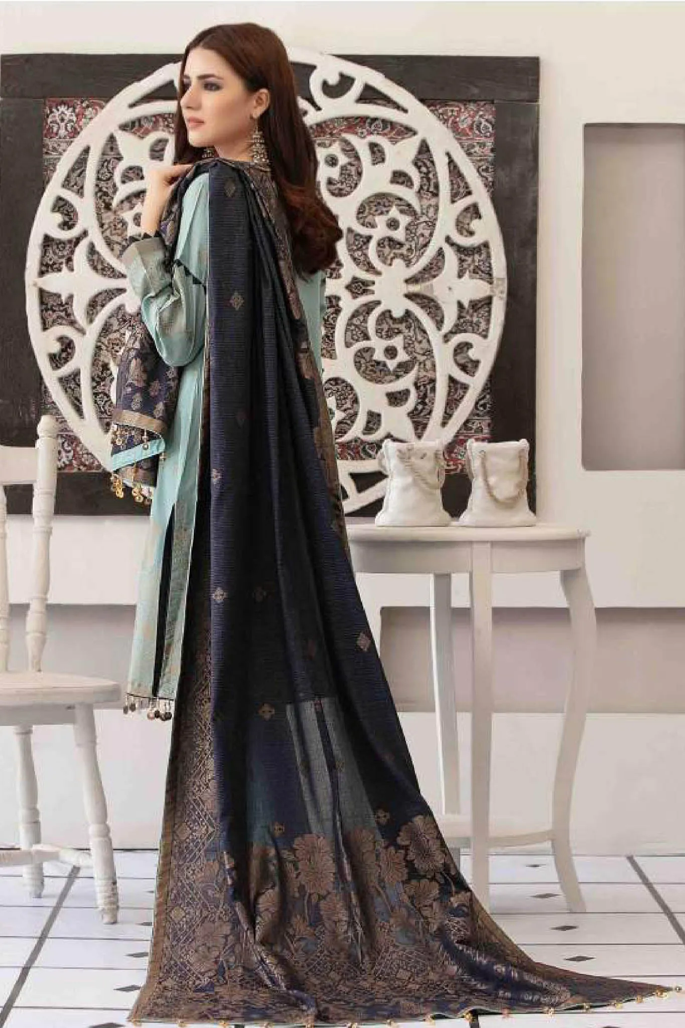 Ezlyn by Tawakkal Unstitched 3 Piece Broshia Lawn Collection'2022-EZ-2138