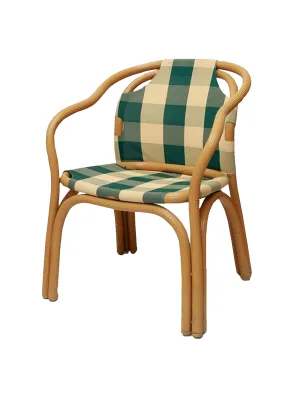 Faulkner Check Seating - Brown and Green