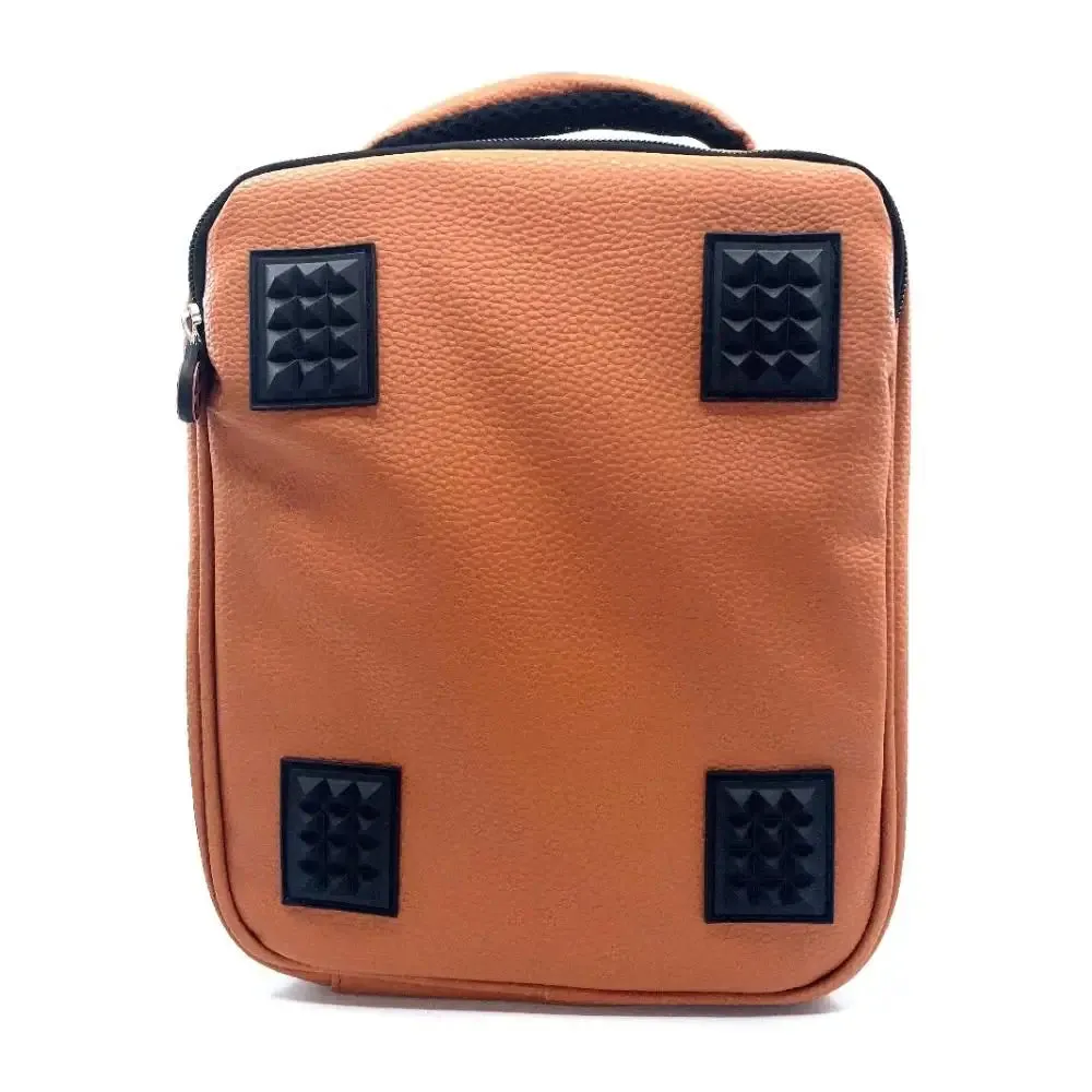 Faux Leather Insulated Lunch Bag