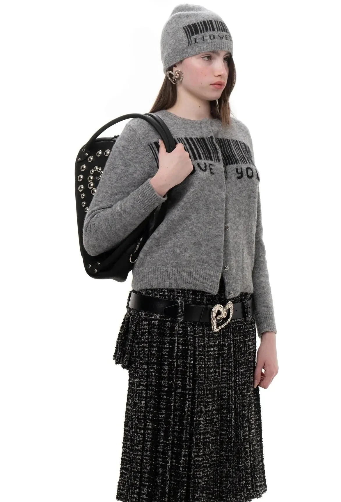 FAVA SPIRAL LEATHER BAG