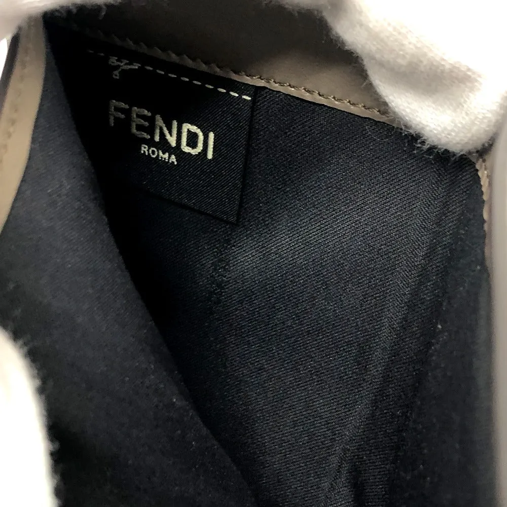 FENDI Folded wallet 8M0420 leather Brown logo Women Used