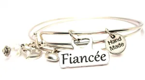 Fiancée Expandable Bangle Bracelet Set