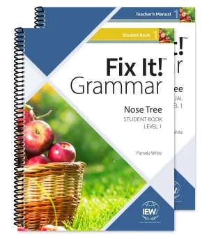 Fix It! Grammar Level 1: Nose Tree Teacher/Student Combo (Grades 3-5)