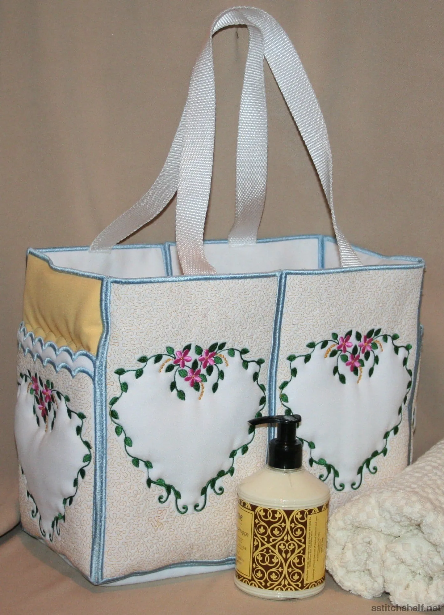 Floral Hearts Tote