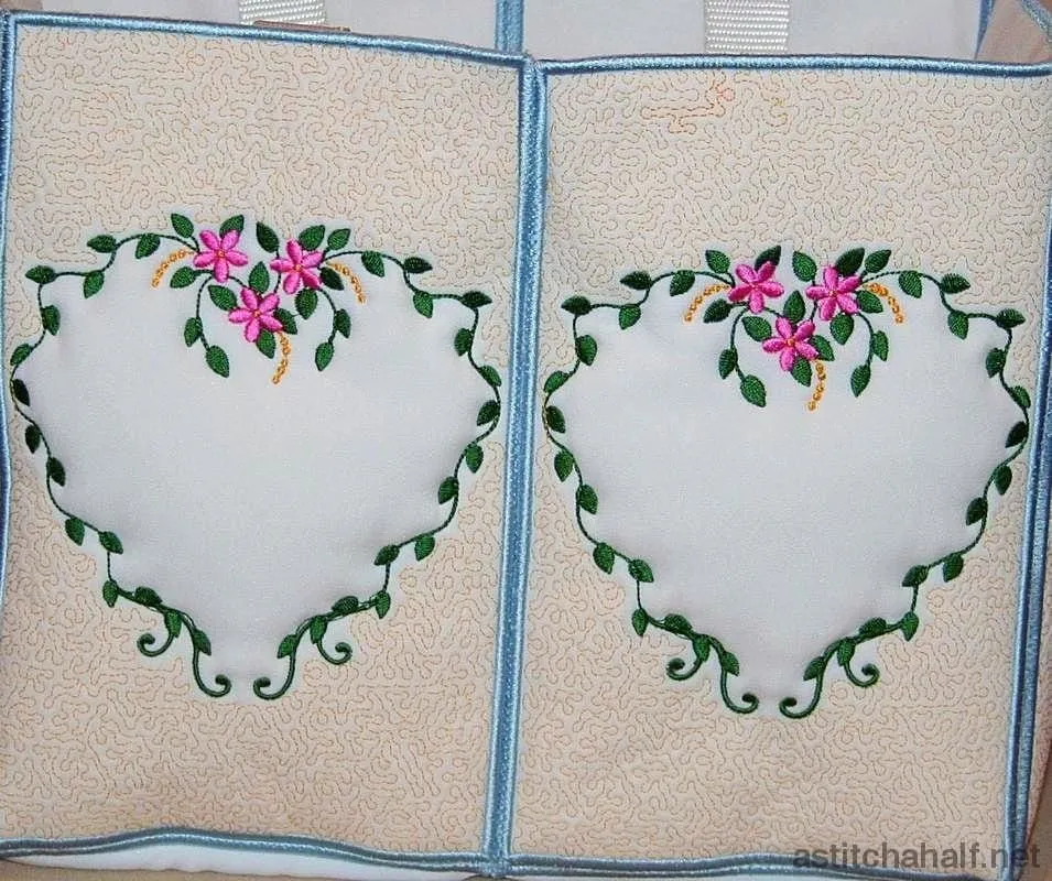 Floral Hearts Tote