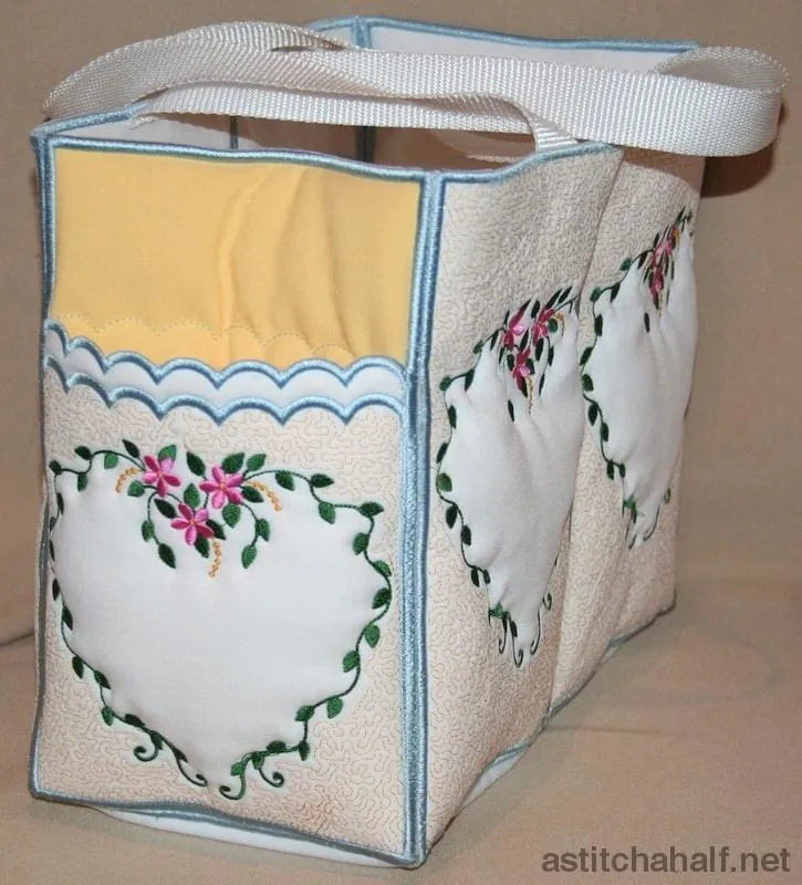 Floral Hearts Tote