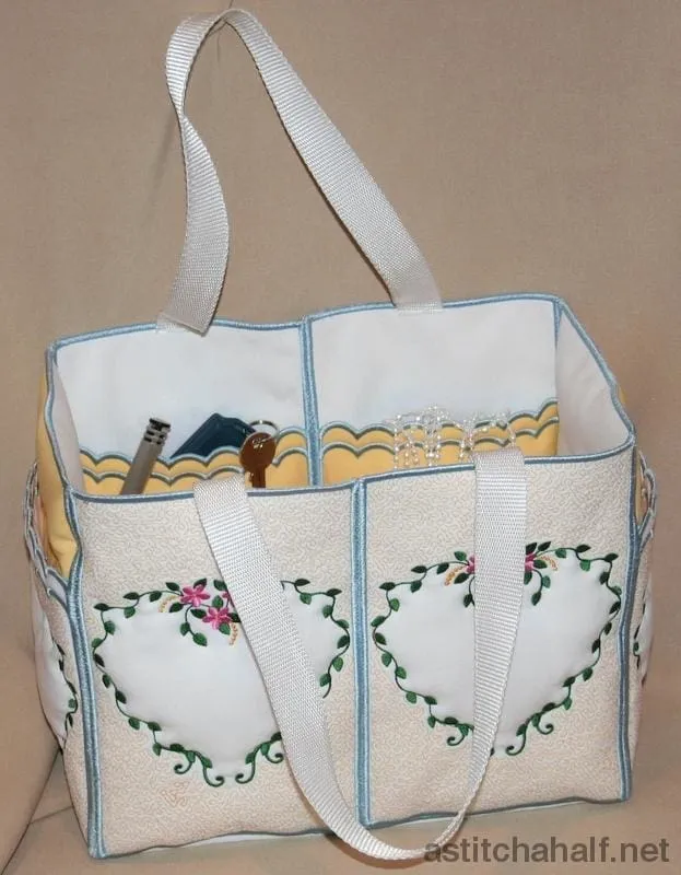 Floral Hearts Tote