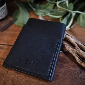 Gaspé Leather Cardholder – Black Edition