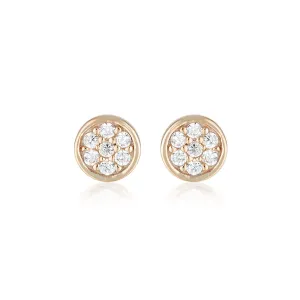 Georgini Rose Gold Plated Dotti Stud Earring