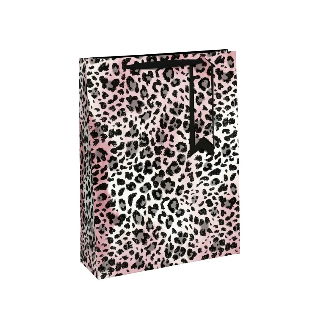 Gift Bag Perfume - Pink Animal Print