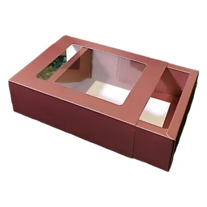 Gift Biscuit Paper Patisserie Slide Box 17x13x5.2cm