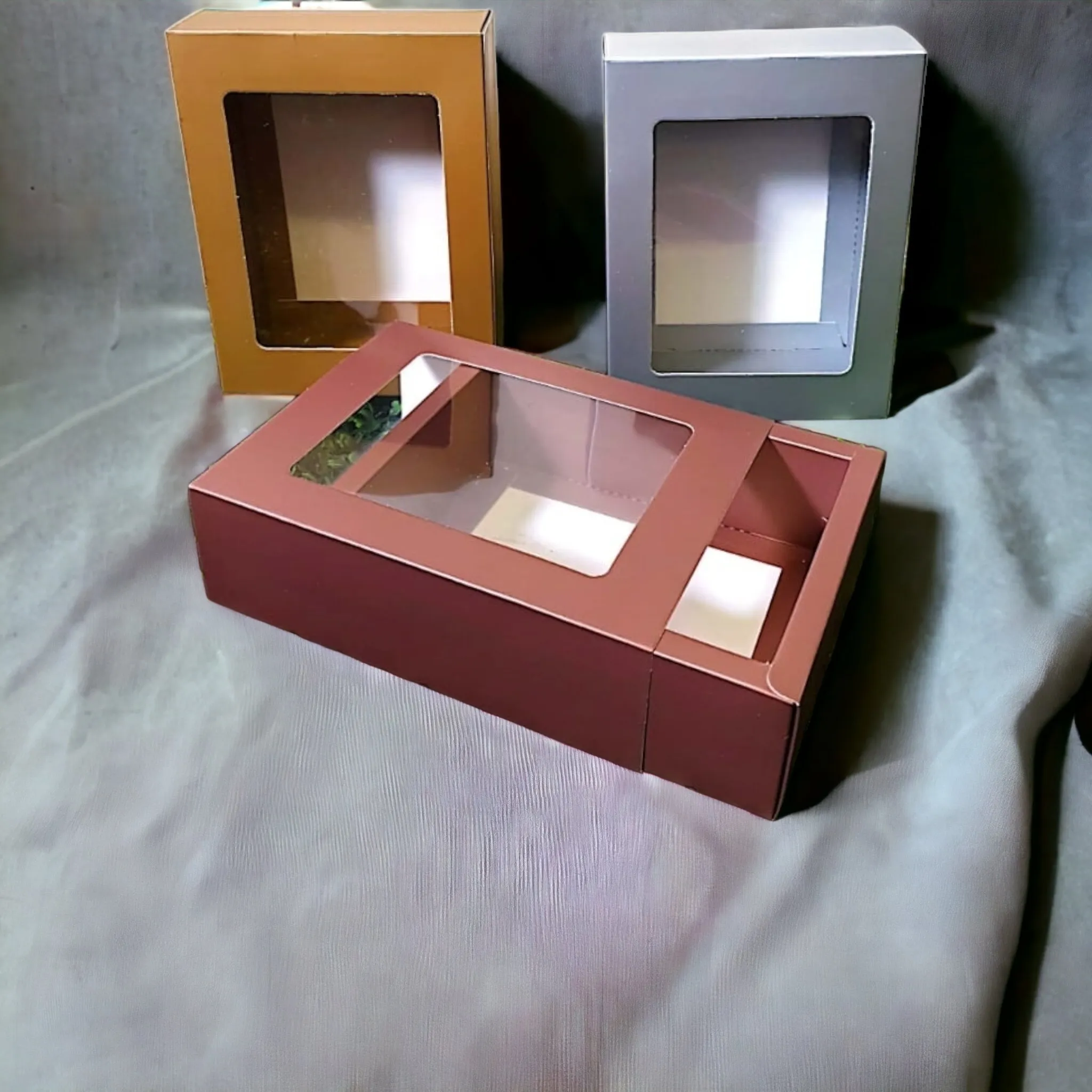 Gift Biscuit Paper Patisserie Slide Box 17x13x5.2cm