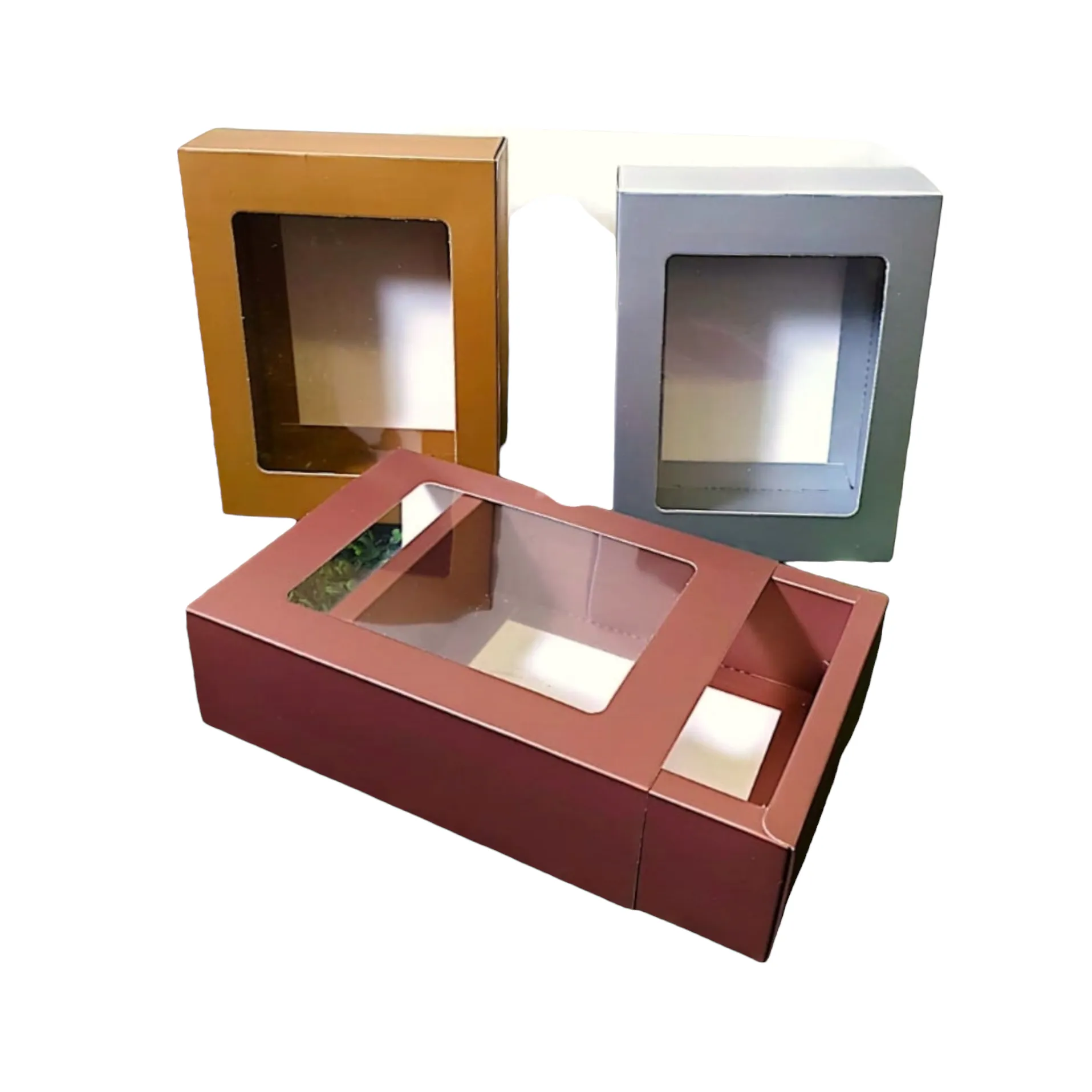 Gift Biscuit Paper Patisserie Slide Box 17x13x5.2cm