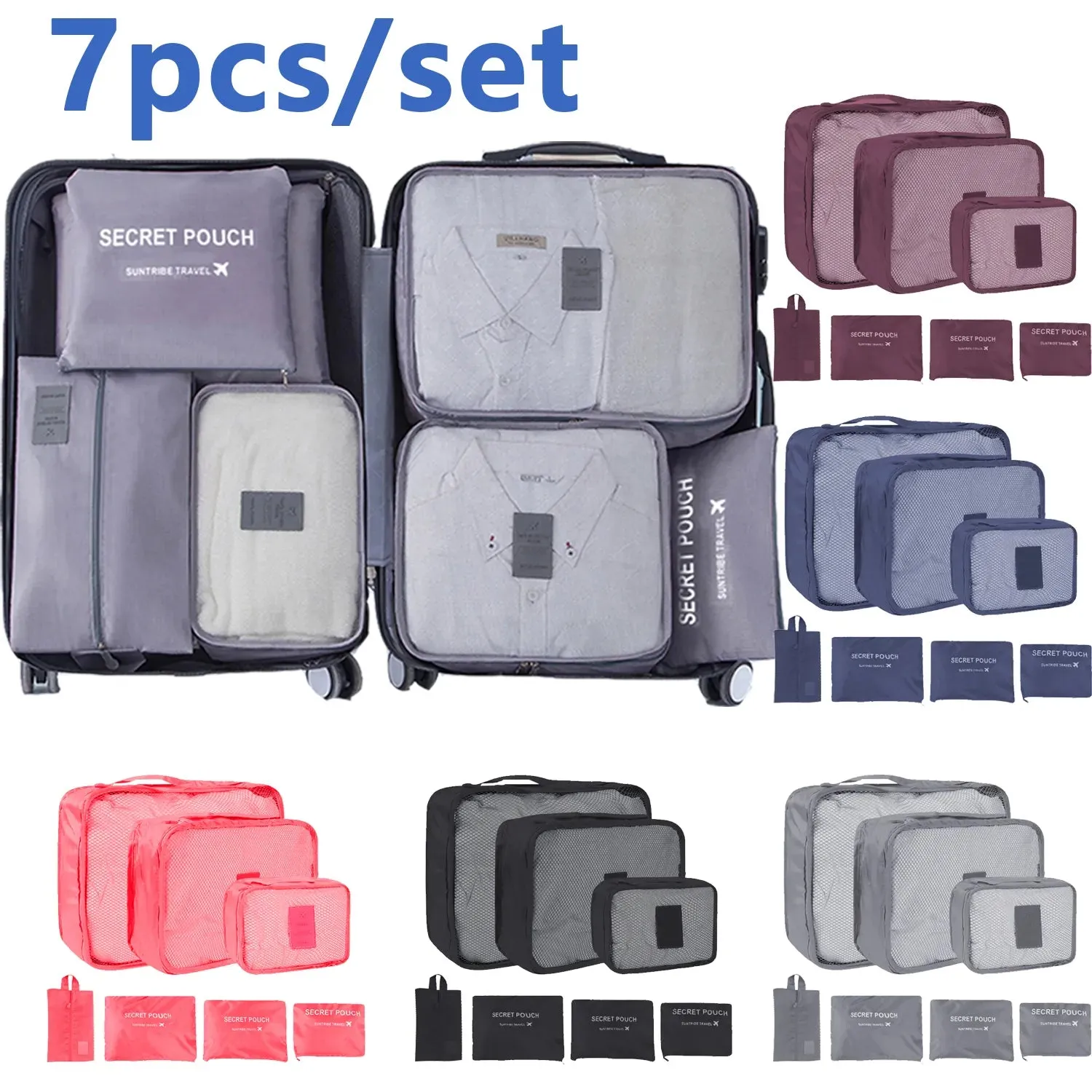 GOEDM FestiPak Organizer Set 7Pcs (WHT)
