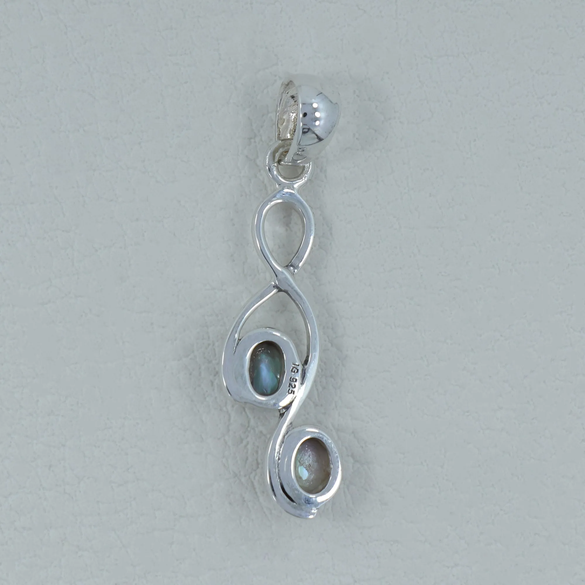 Gorgeous Double Abalone Colorful Pendant