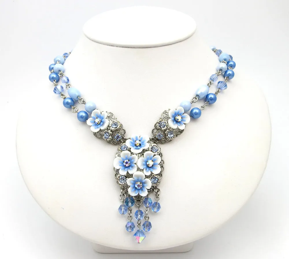 Gorgeous Forget Me Not Necklace