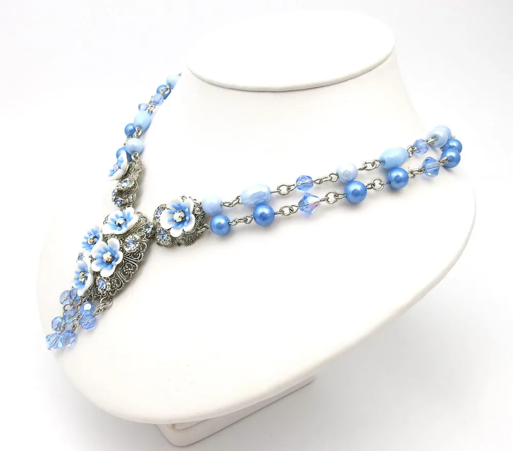 Gorgeous Forget Me Not Necklace