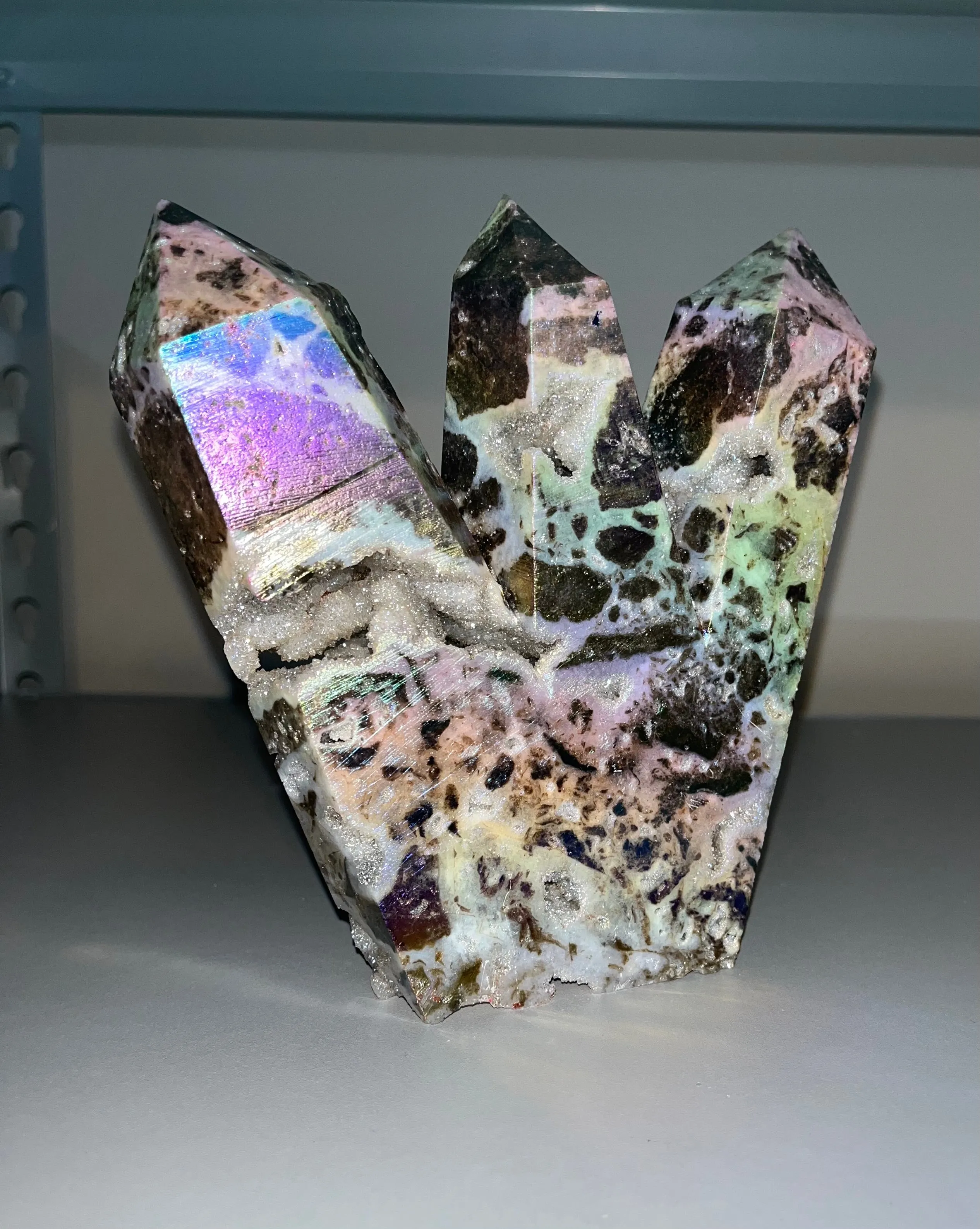 Gorgeous Giant Aura Sphalerite Clusters!