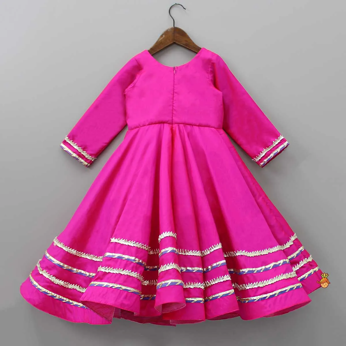 Gorgeous Gota Lace Work Pink Anarkali