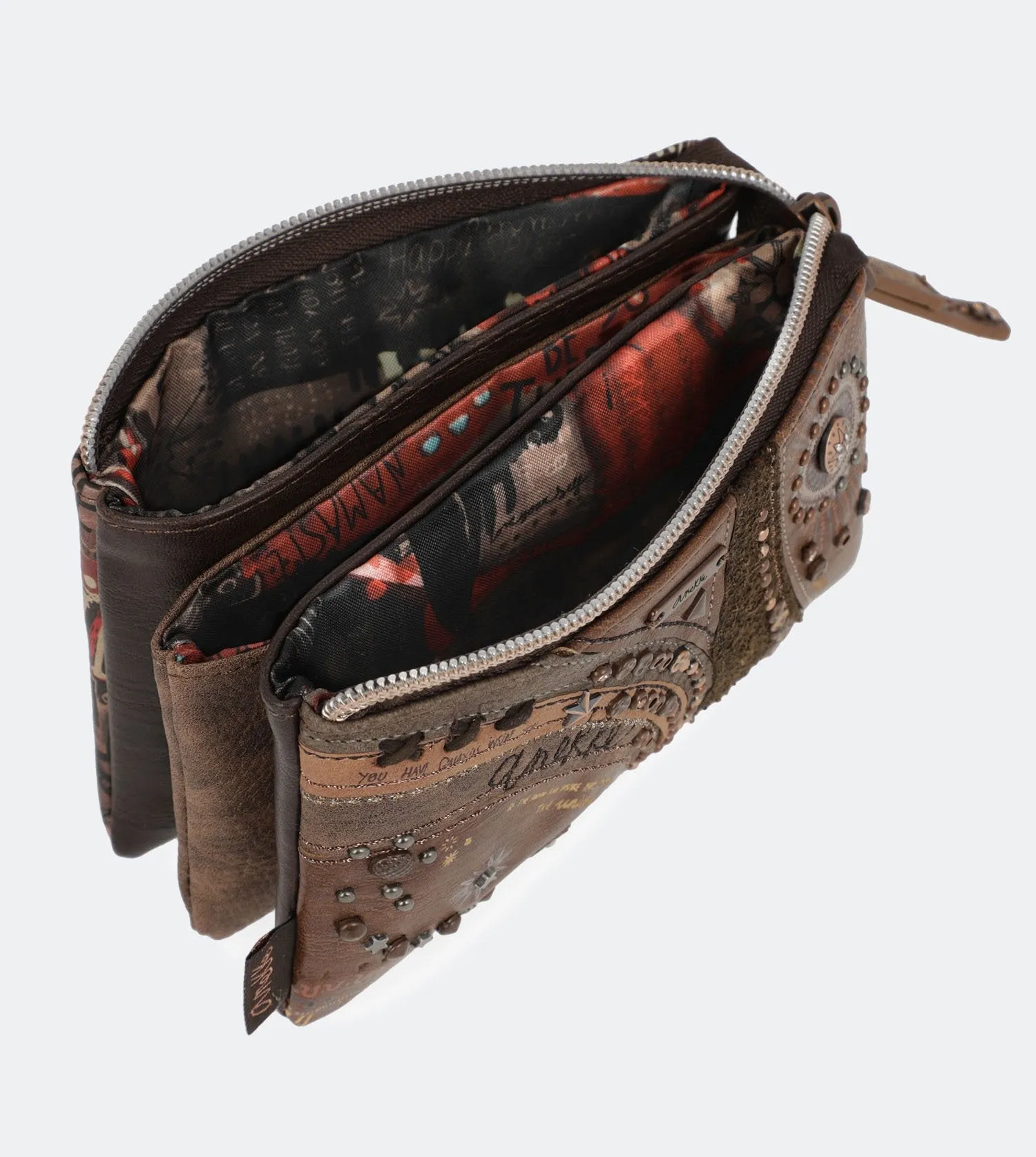 Gorgeous nature triple compartment purse