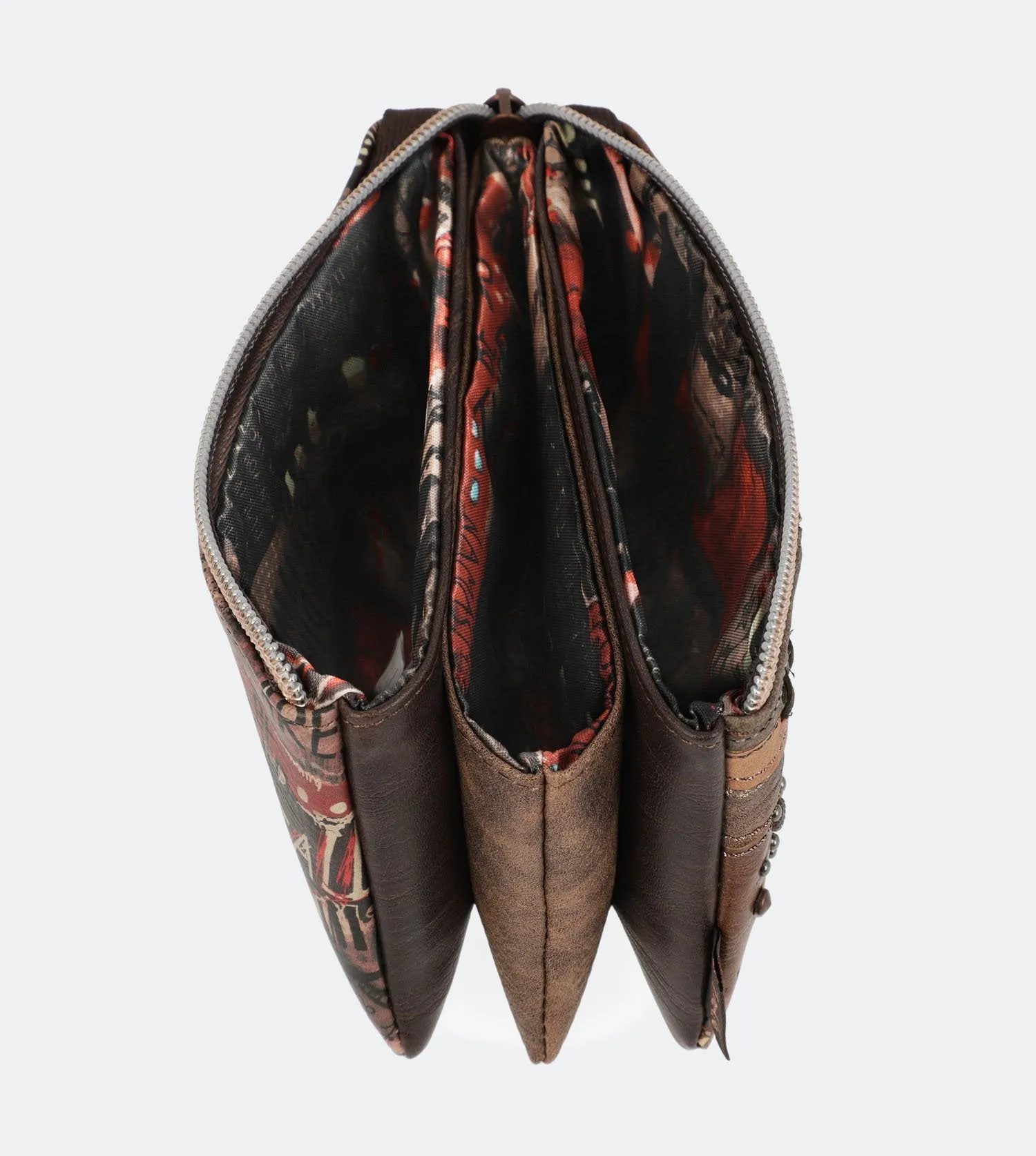 Gorgeous nature triple compartment purse