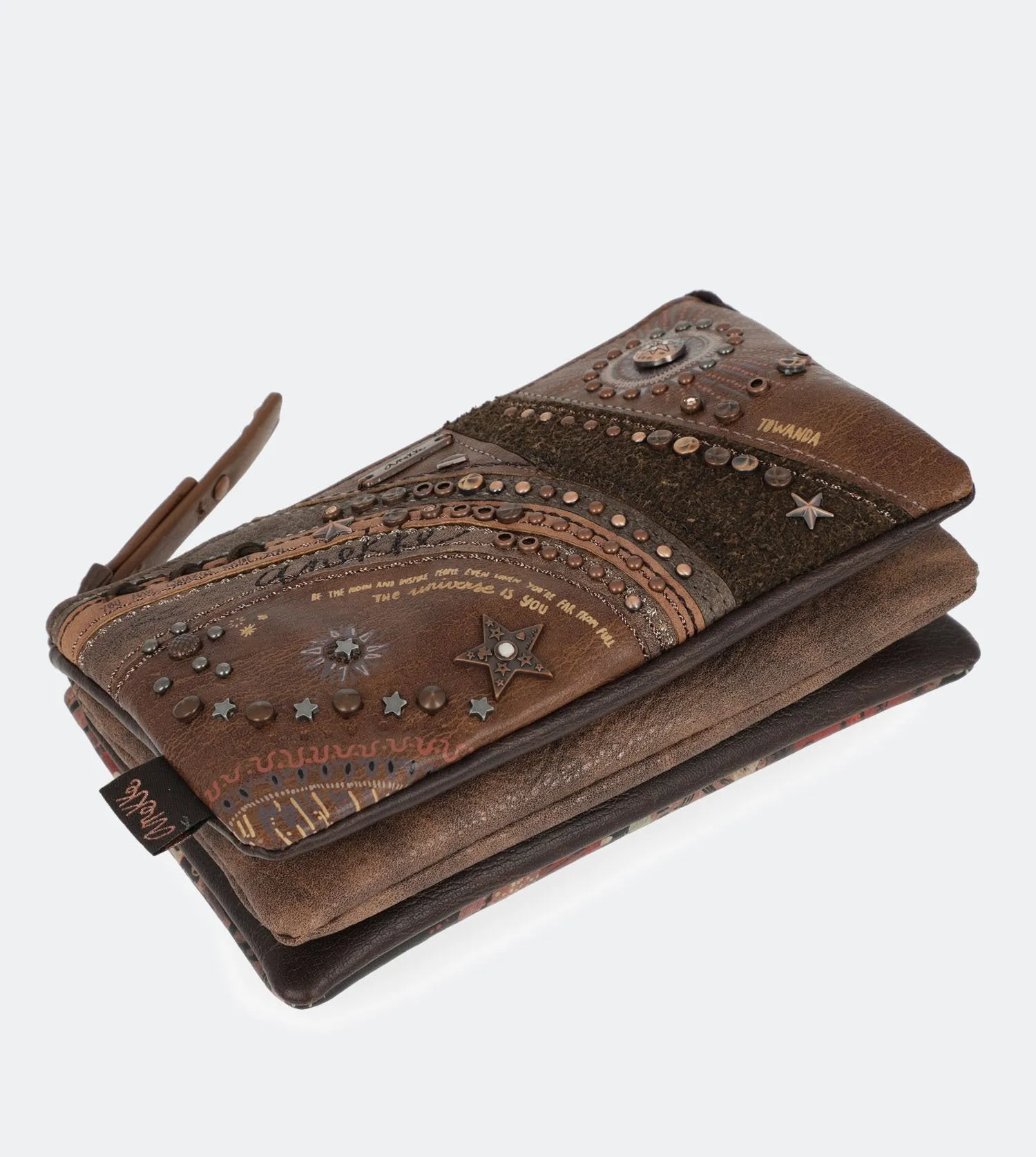 Gorgeous nature triple compartment purse